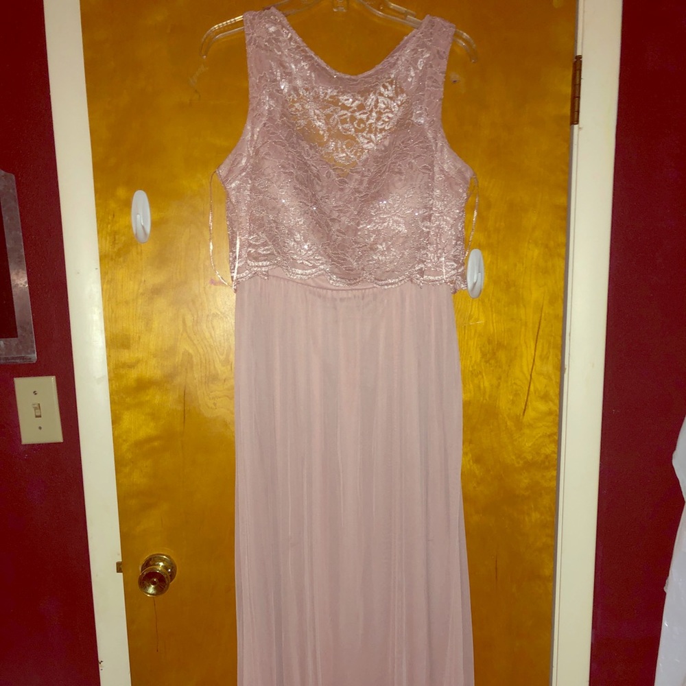 Blush pink formal gown